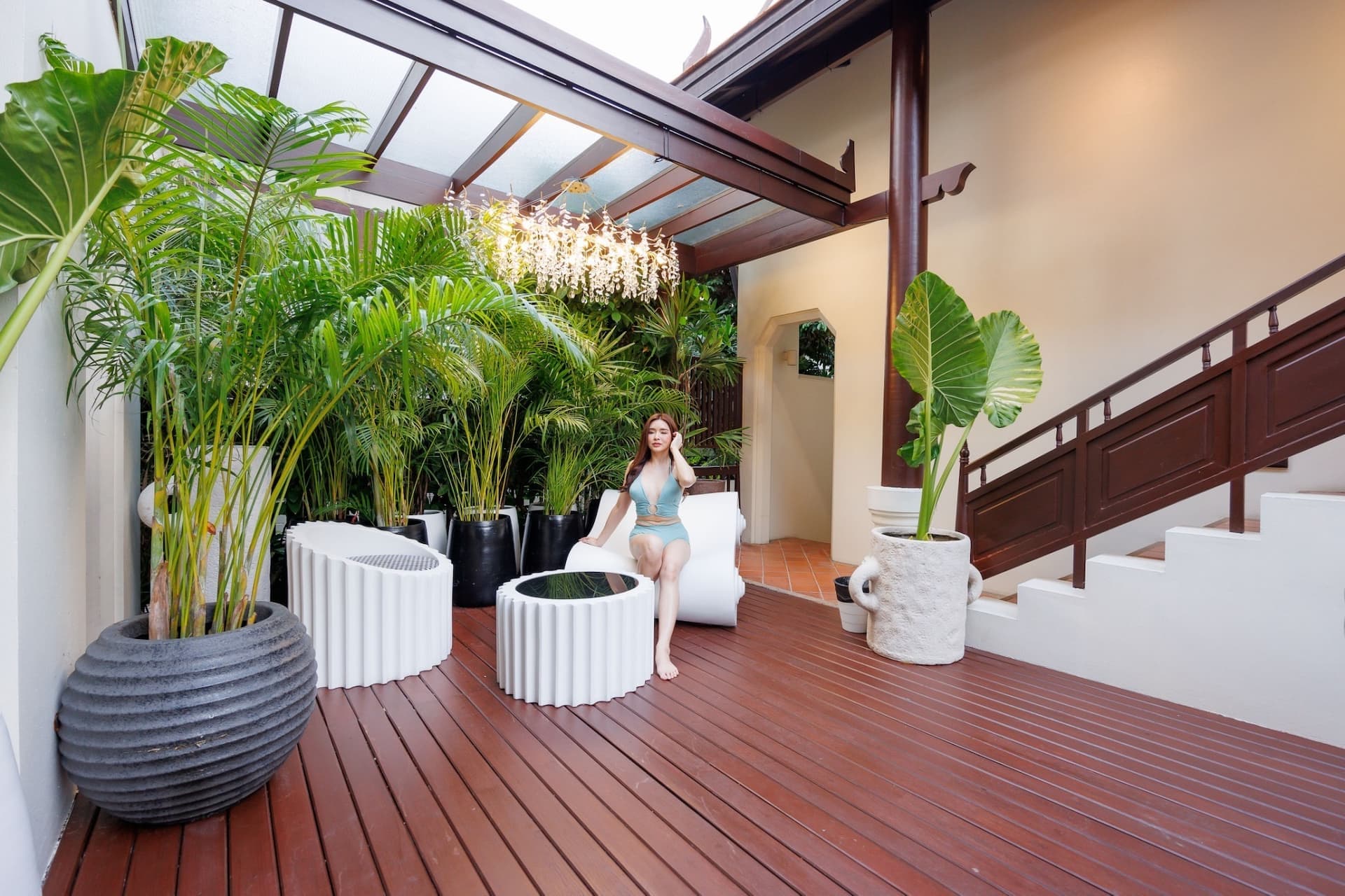 "Tailan X13" 4BR Private Pool Villa in Central Bangkok | Daily Cleaning | Free Costumes | Floating Afternoon Tea 5