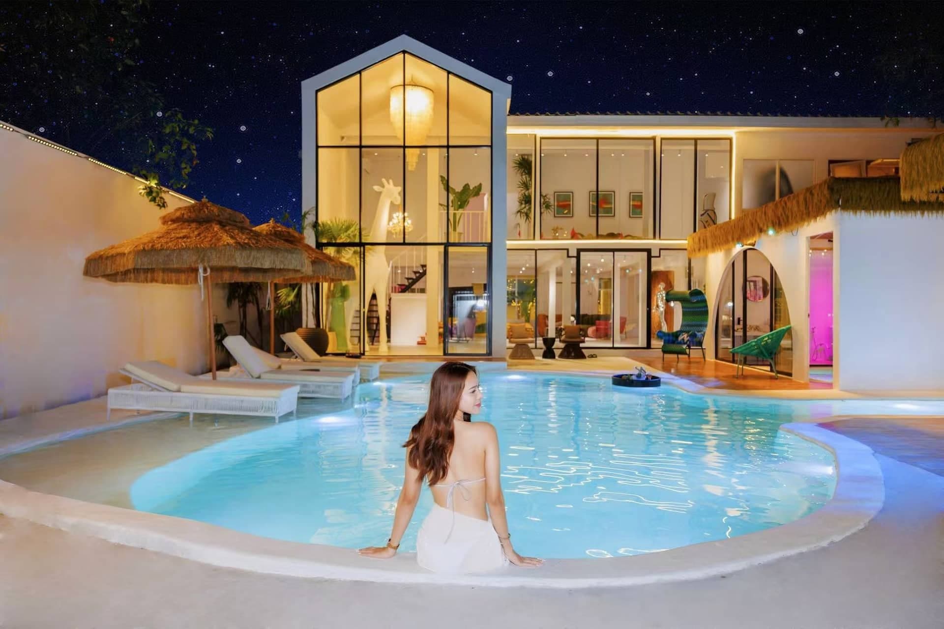 "FIRA" วิลล่าสระว่ายน้ำส่วนตัว 7 ห้องนอนในกรุงเทพฯ | เหมาะกับครอบครัวและเพื่อน | KTV โต๊ะพูล กอล์ฟ บาร์บีคิว 30