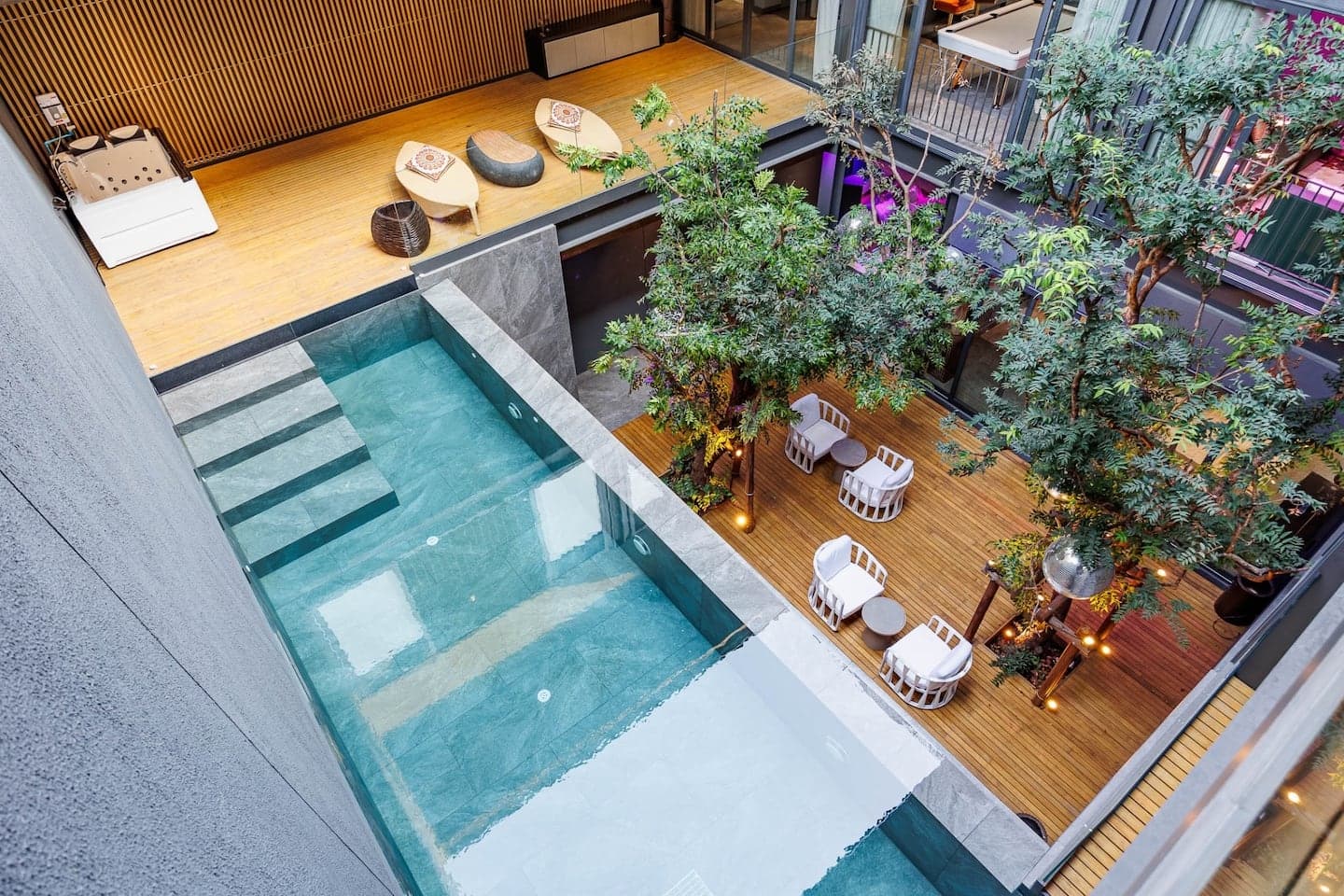 The One Bangkok Sky Pool, Elevator, Villa Party (Private KTV)